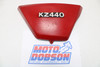 Kawasaki KZ440 36001 1980? Right Hand Side Cover Emblem Red