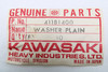 Kawasaki KX400 F3 F4 KDX250 KDX400 411B1400 14MM WASHER