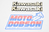 Kawasaki KZ Series Fuel Tank Emblem Badge Genuine OEM Sold As a Pair