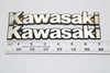 Kawasaki KZ Series Gas Tank Emblem Genuine Stock OEM Sold AS A Pair