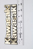 Kawasaki KZ Series Fuel Tank Emblem Stock Badge Genuine OEM Comes As a Pair