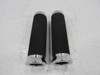 V Twin Foam Grips chrome Eagle Caps 1 inch