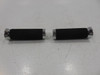V Twin Foam Grips chrome Eagle Caps 1 inch