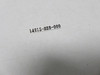 Honda 14915-MBB-000 SHIM, TAPPET (1.550) Genuine OEM