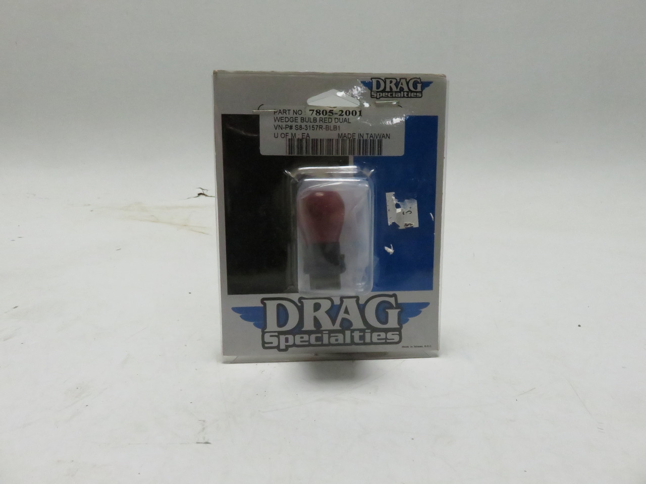 Drag Specialties 7805-2001 Edge Bulb Red Duel Tail Light Brake Light Bulb