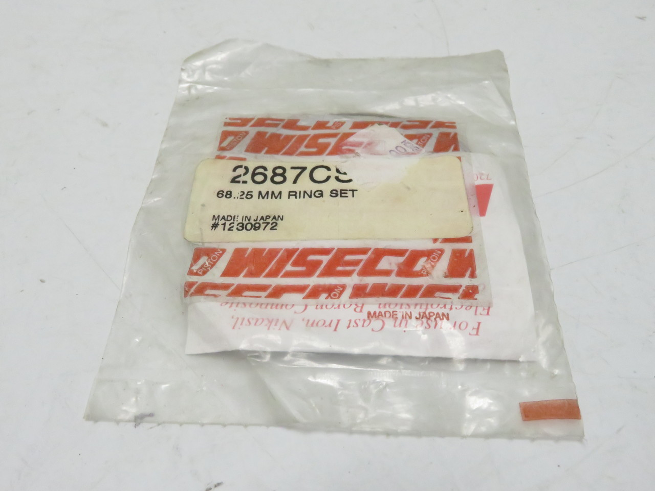 Wiseco 2687CS 68.26MM Piston Rings Set Dirtbike Motorcycle ATV