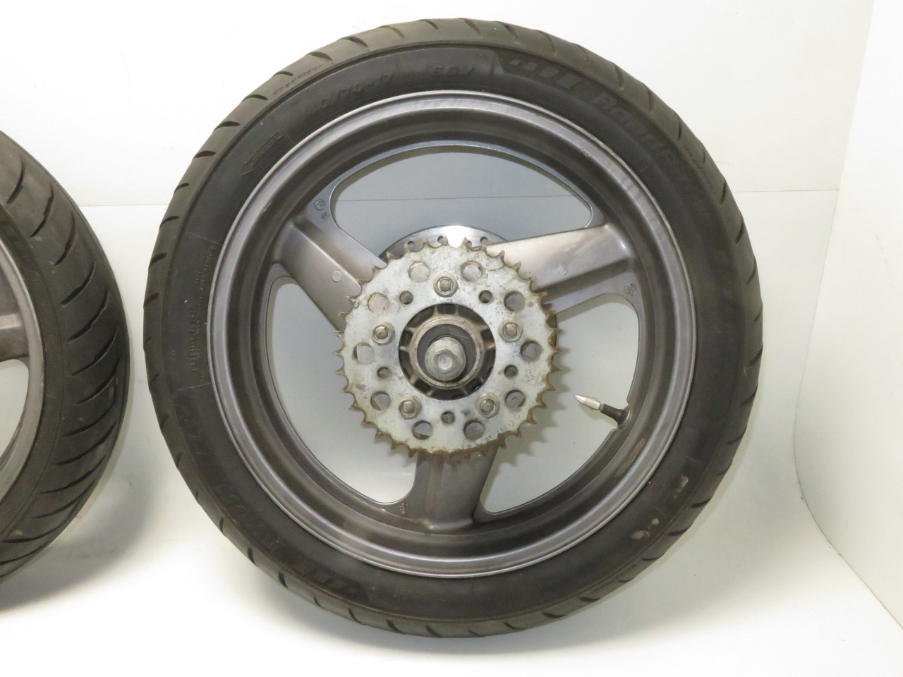 Honda CB400F CB1 1989 Front Rear Wheels Tires Rims Rotors Discs Sprocket