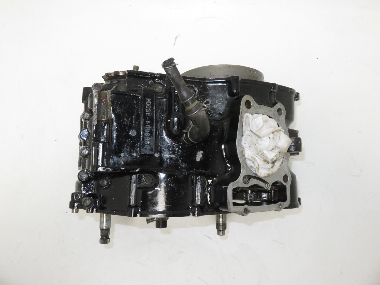 Honda XL250R 1982 Bottom End Crankcase Center Case Crankshaft Transmission