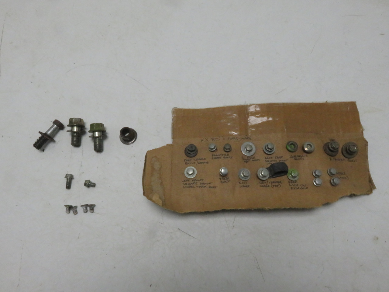 Kawasaki KX80 85 100 2000 miscellaneous Nuts Bolt Screws Fasteners Washers