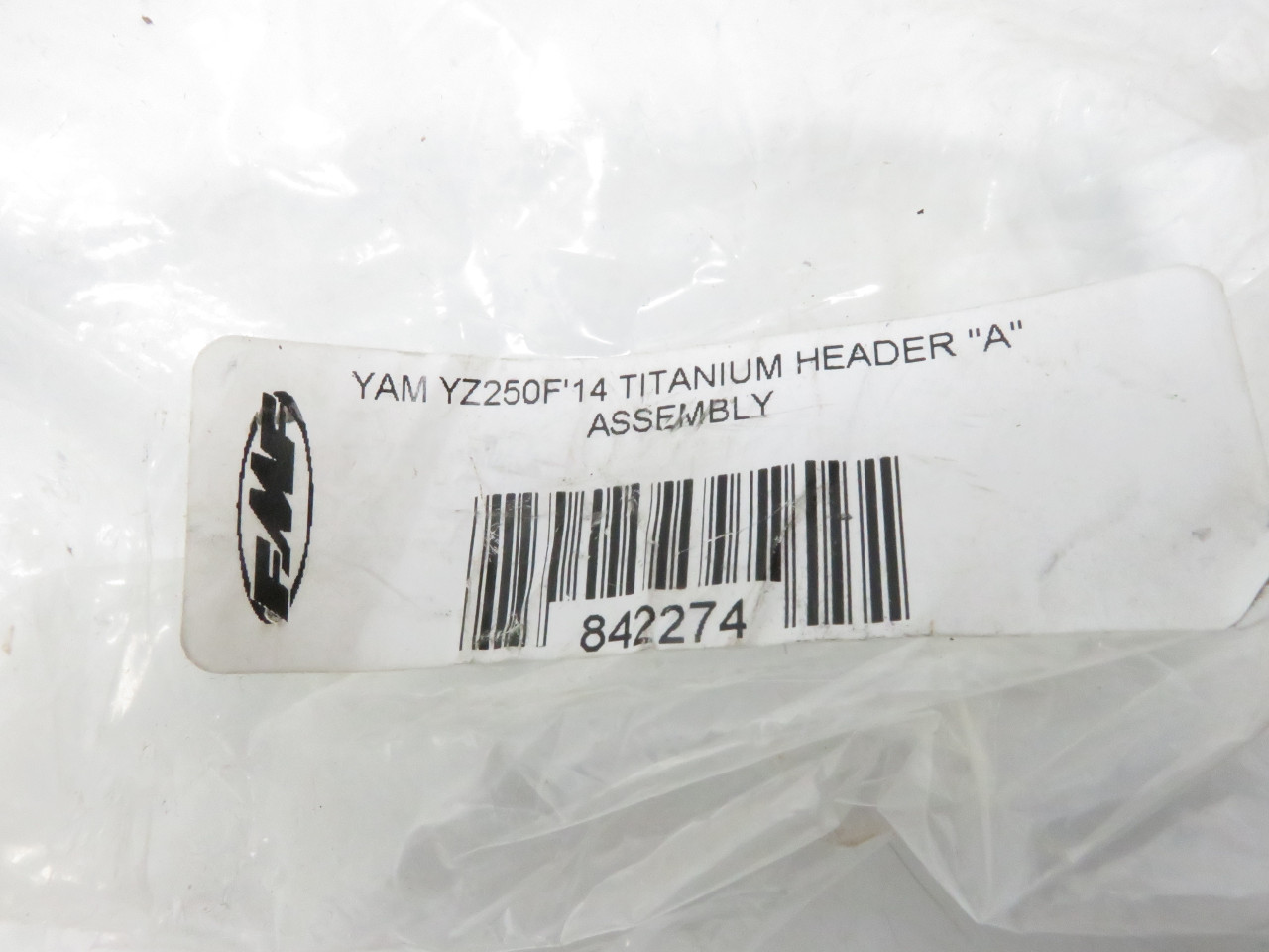Yamaha YZ250F 2014 Titanium Header A Assembly 842274