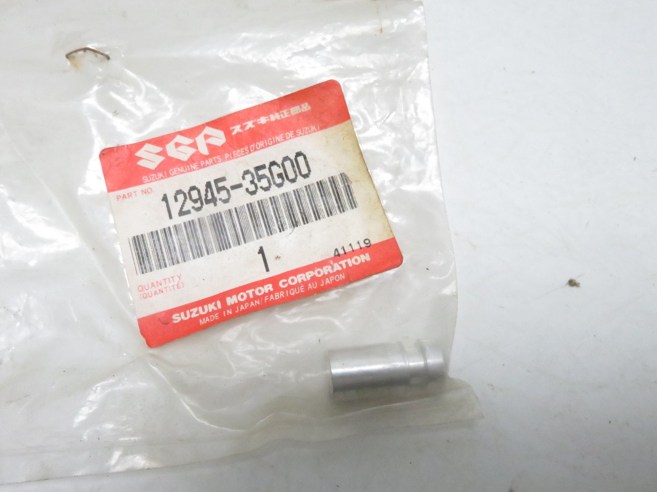 Suzuki RM-Z450 2005-2007  12945-35G00 PLUG, DECOMP SHAFT HOLE Cylinder Head