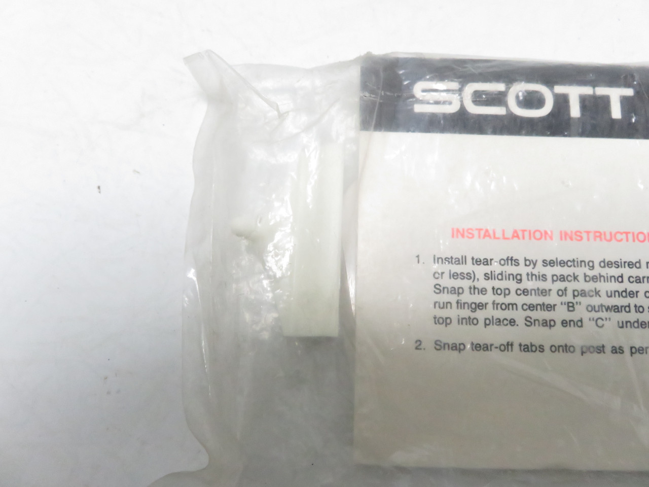 Scott Goggle 89 Competition Tear off System Black Tab