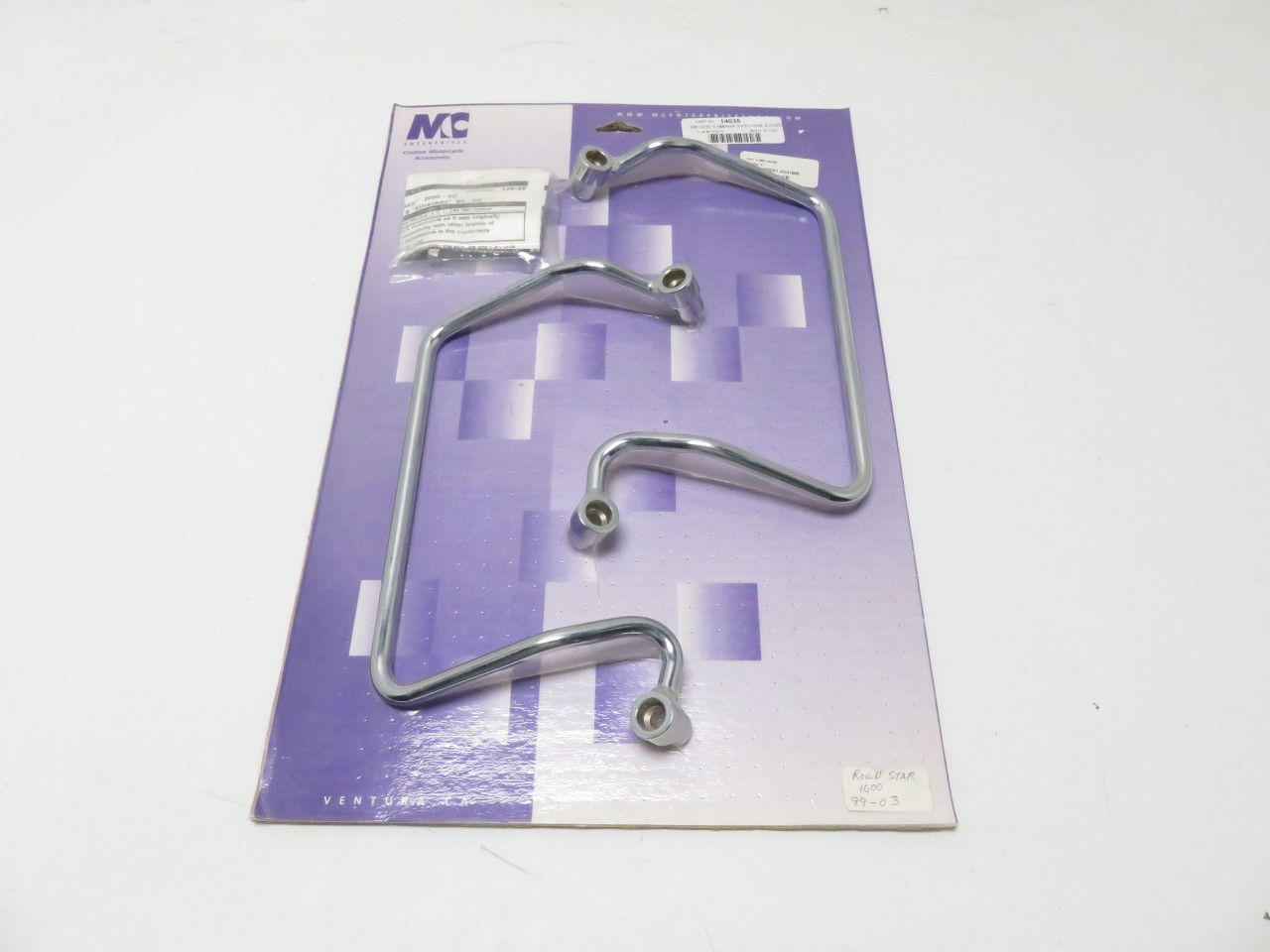 Yamaha XVS1100 1600 Road Star V-Star Saddlebags Supports MC Enterprises MC14035