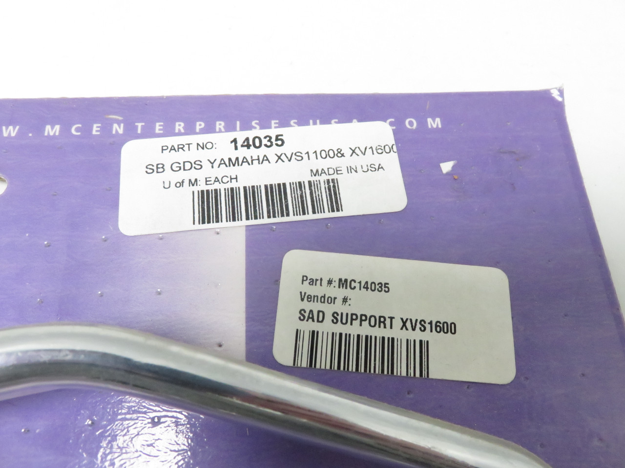 Yamaha XVS1100 1600 Road Star V-Star Saddlebags Supports MC Enterprises MC14035