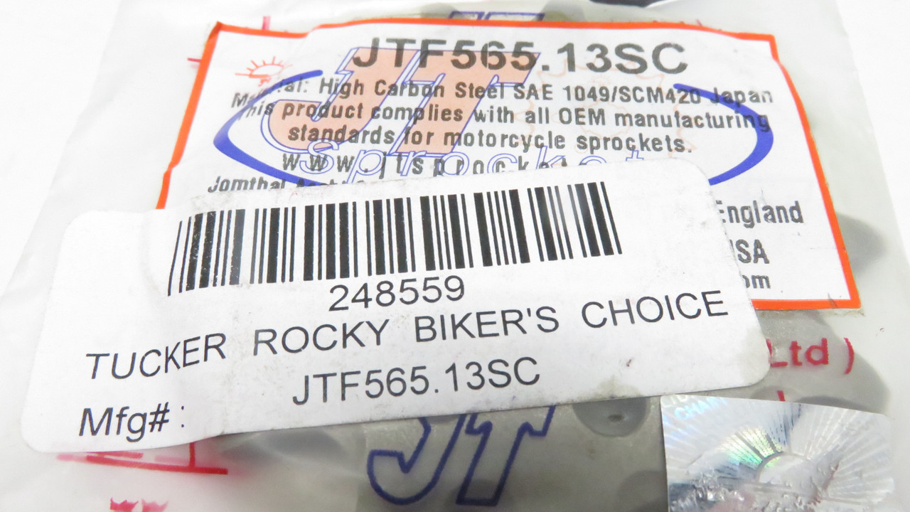 Kawasaki Suzuki Yamaha JT Front Sprocket 13 Tooth JTF565.13SC