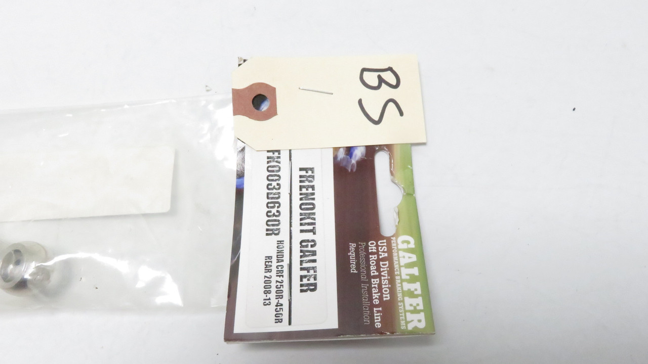 Honda CRF250 450 2008-2018 Stainless Steel Rear Hydraulic Brake Line FK003D630R