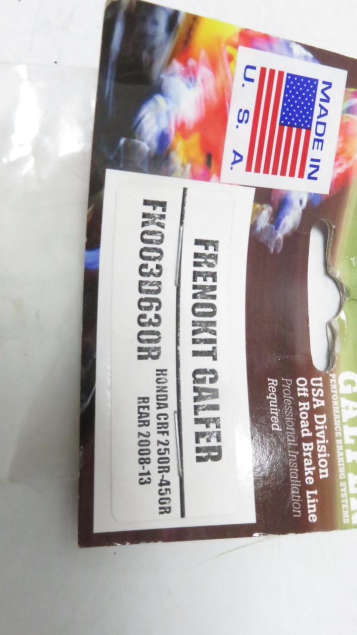 Honda CRF250 450 2008-2018 Stainless Steel Rear Hydraulic Brake Line FK003D630R