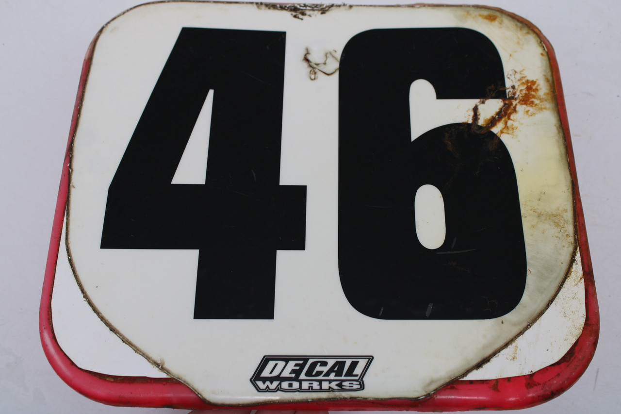 Honda CR250R 1993 Front Number Plate Plastic