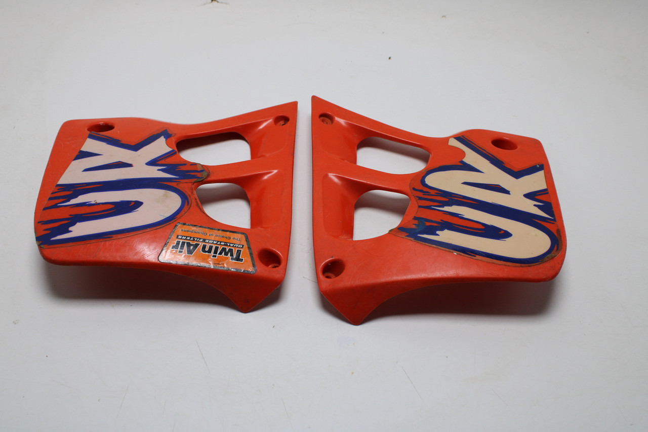 Honda CR125 1991 Radiator Shrouds Scoops Plastic