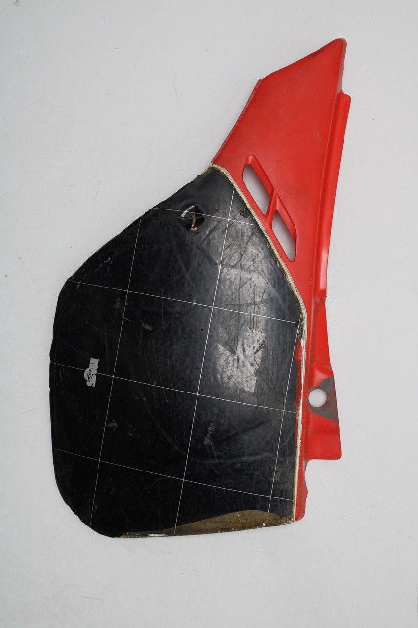 Honda CR 250-1988 left Side Cover Number Plate Plastic OEM Stock