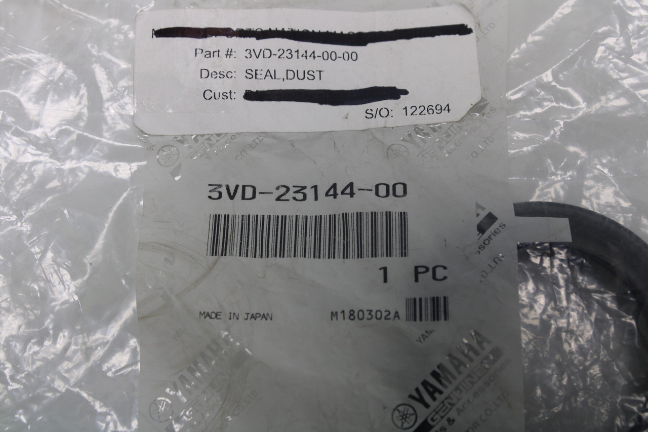Yamaha 3VD-23144-00-00 SEAL, DUST Quantity of 2