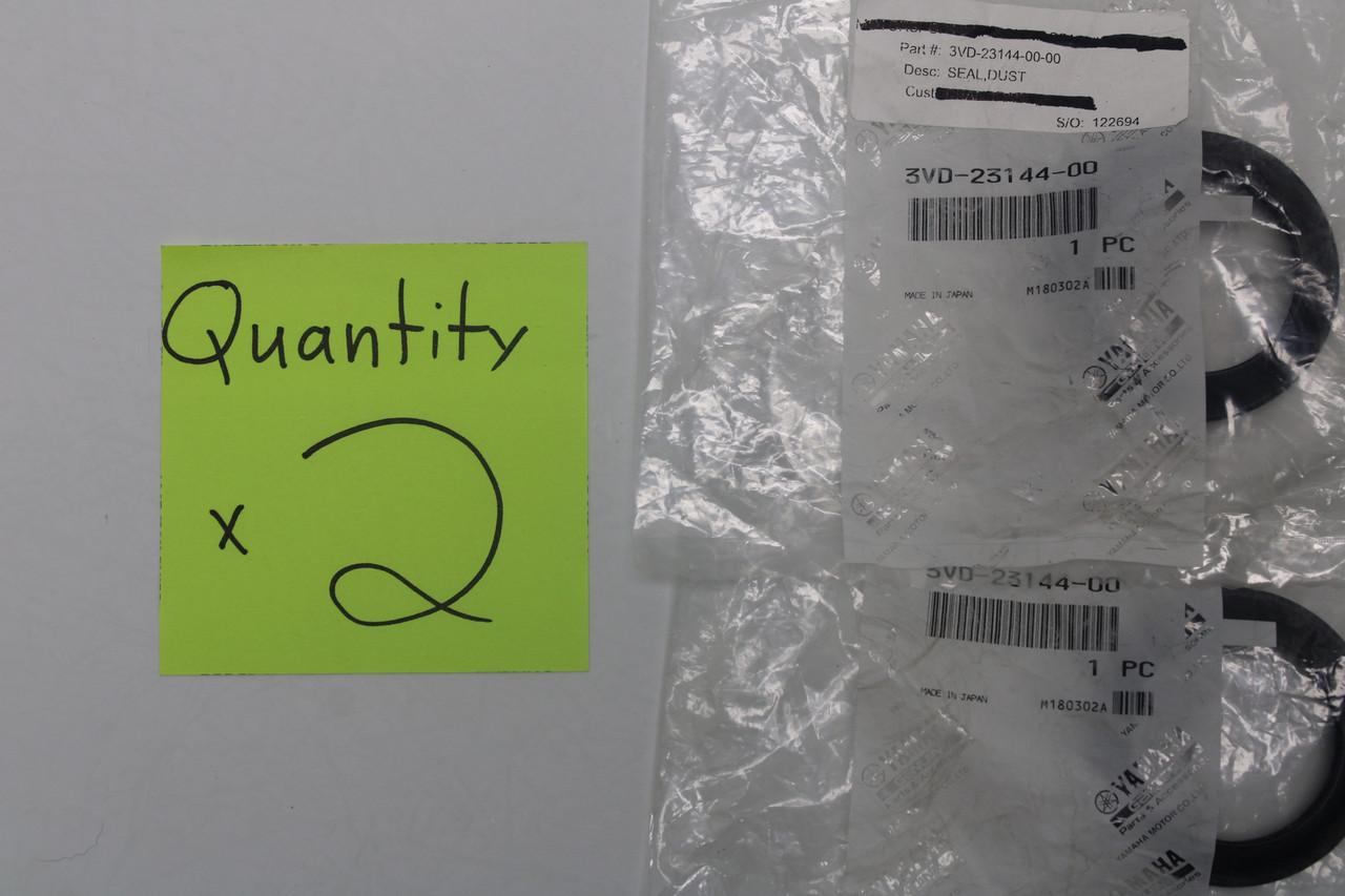 Yamaha 3VD-23144-00-00 SEAL, DUST Quantity of 2