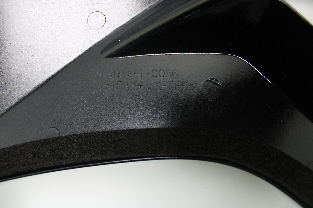 Kawasaki KLX650 Right Side Upper Cowling Black Green