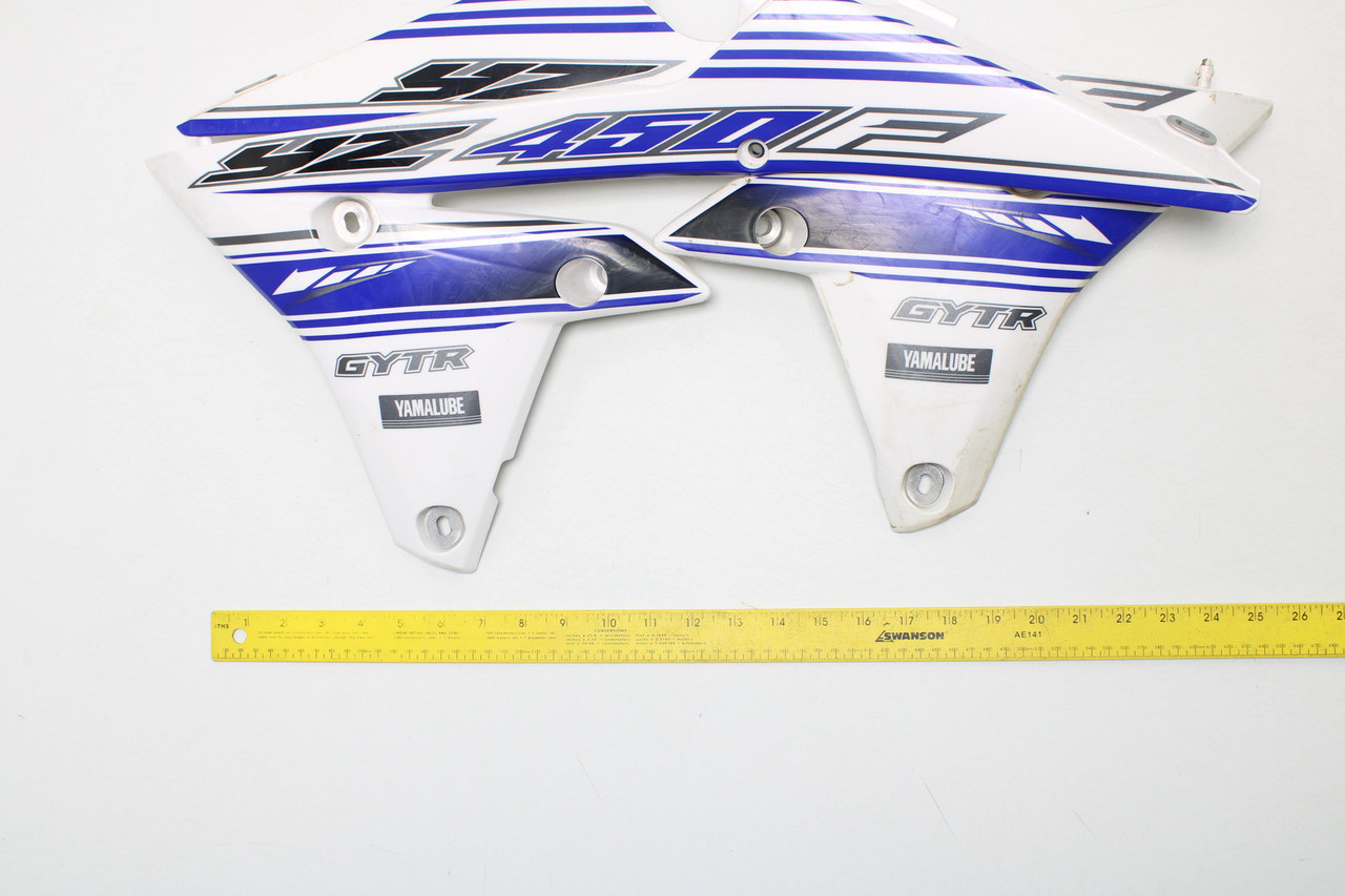 Yamaha YZ 250F 450F 2014 2017 Radiator Shrouds Side Covers Scoops.