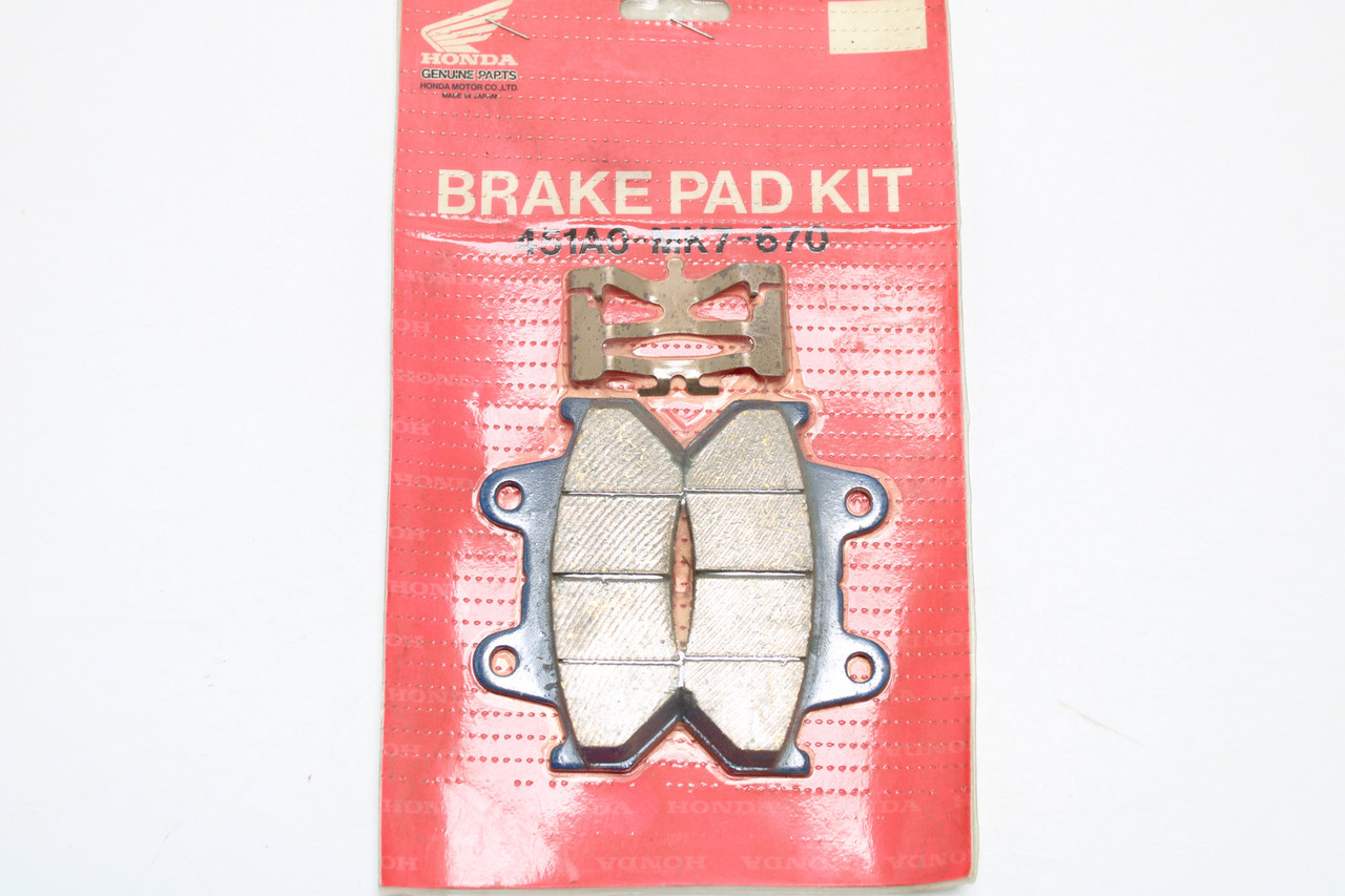 Honda VT700C 1986-1987 Honda 451A0-MK7-670 BRAKE PAD KIT Front Brake Caliper