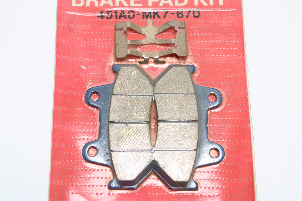 Honda VT700C 1986-1987 Honda 451A0-MK7-670 BRAKE PAD KIT Front Brake Caliper