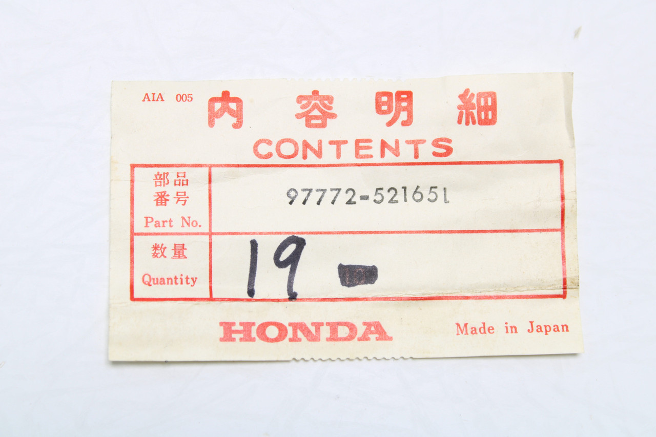 Honda SL350 97772-52165-1 Wheel Spoke Set B Set of 19