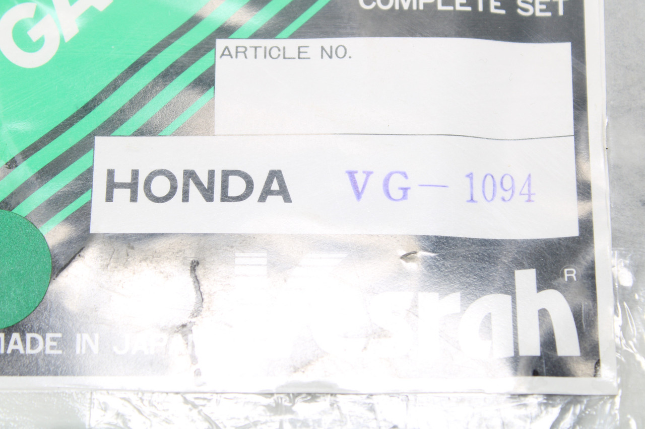 Vesrah Complete Gasket Set VG-1094 1987 Honda ATC125M TRX125