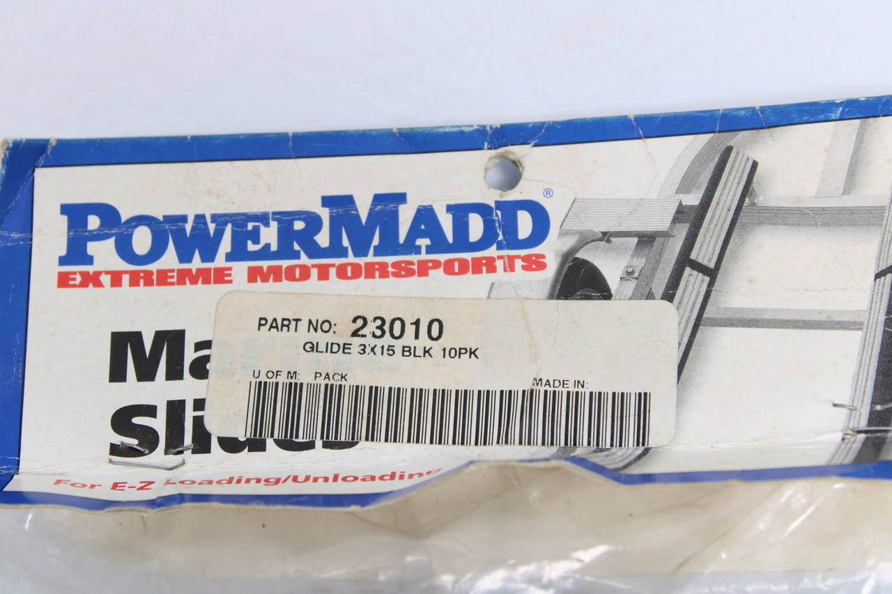 Powermadd Marine Slide Black Trailer 3 x 15 23010 Package of 10