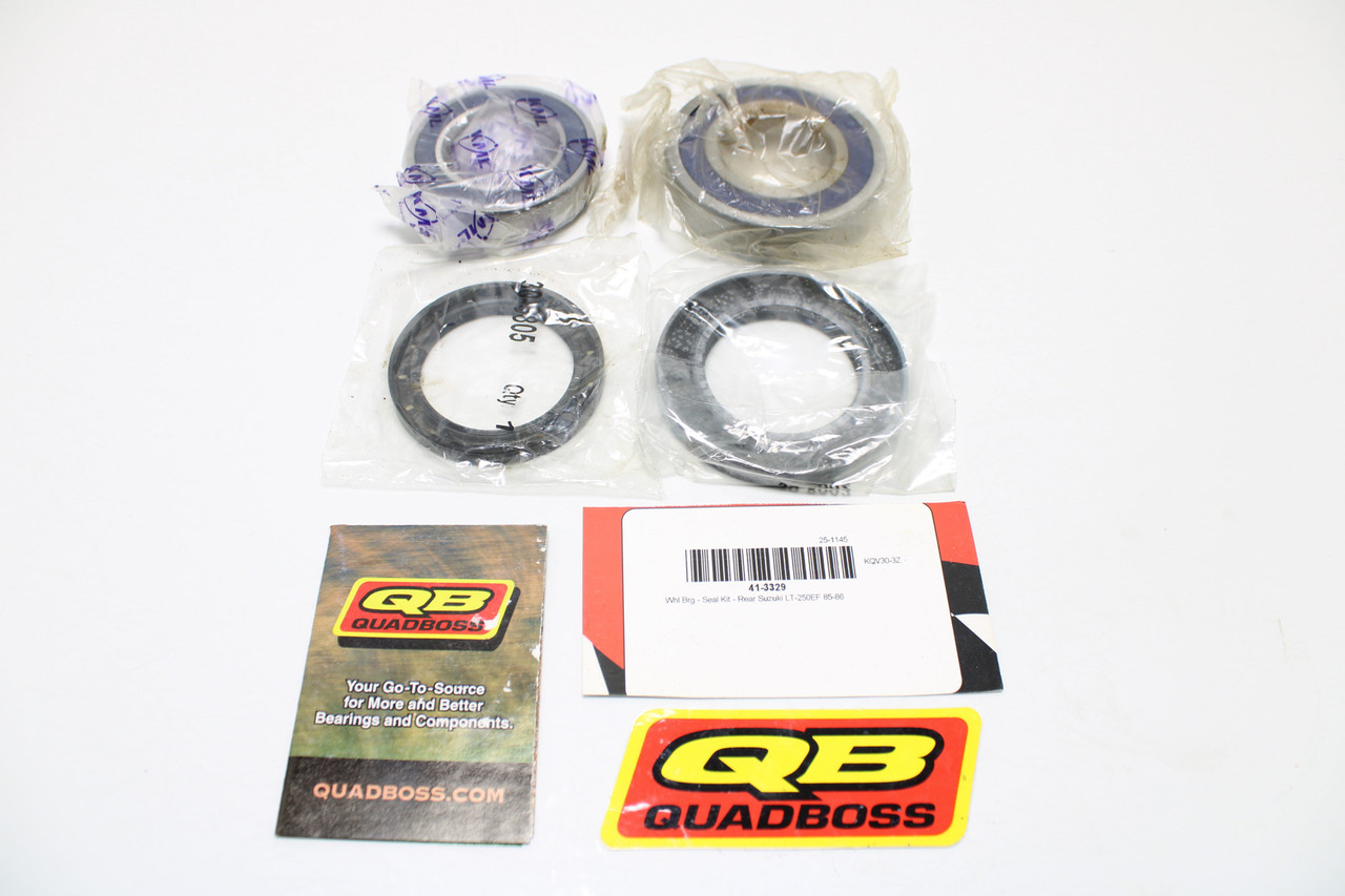 Quadboss Rear Wheel Bearing/Seal Kit 41-3329 1985-1986 Suzuki LT250EF