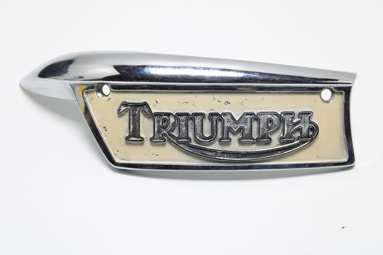 Triumph Late Style Gas Tank Badge LH 82-9701 1969-1979 T120 TR6 T140 T150