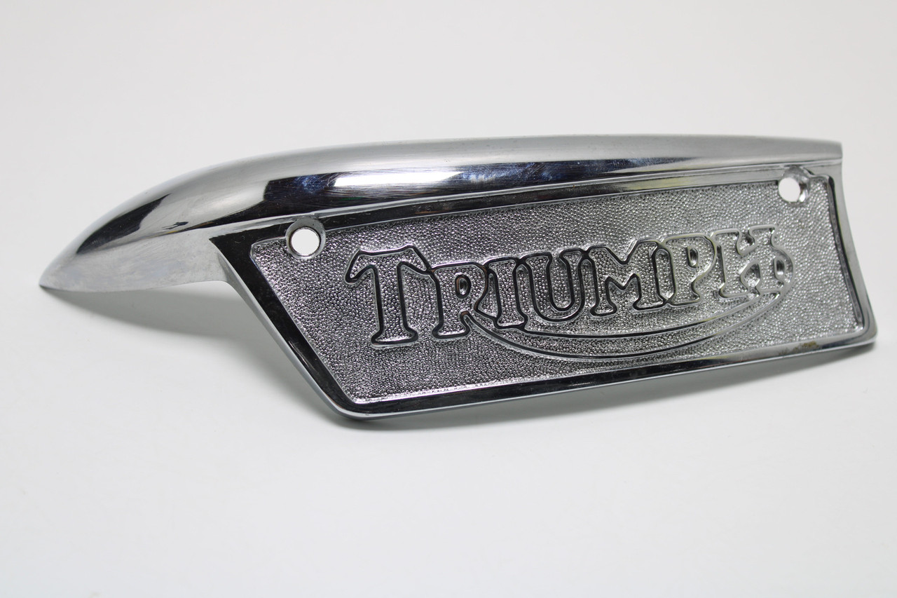 Triumph-Late Style Gas Tank Badge LH 82-9701 1969-1979 T120 TR6 T140 T150