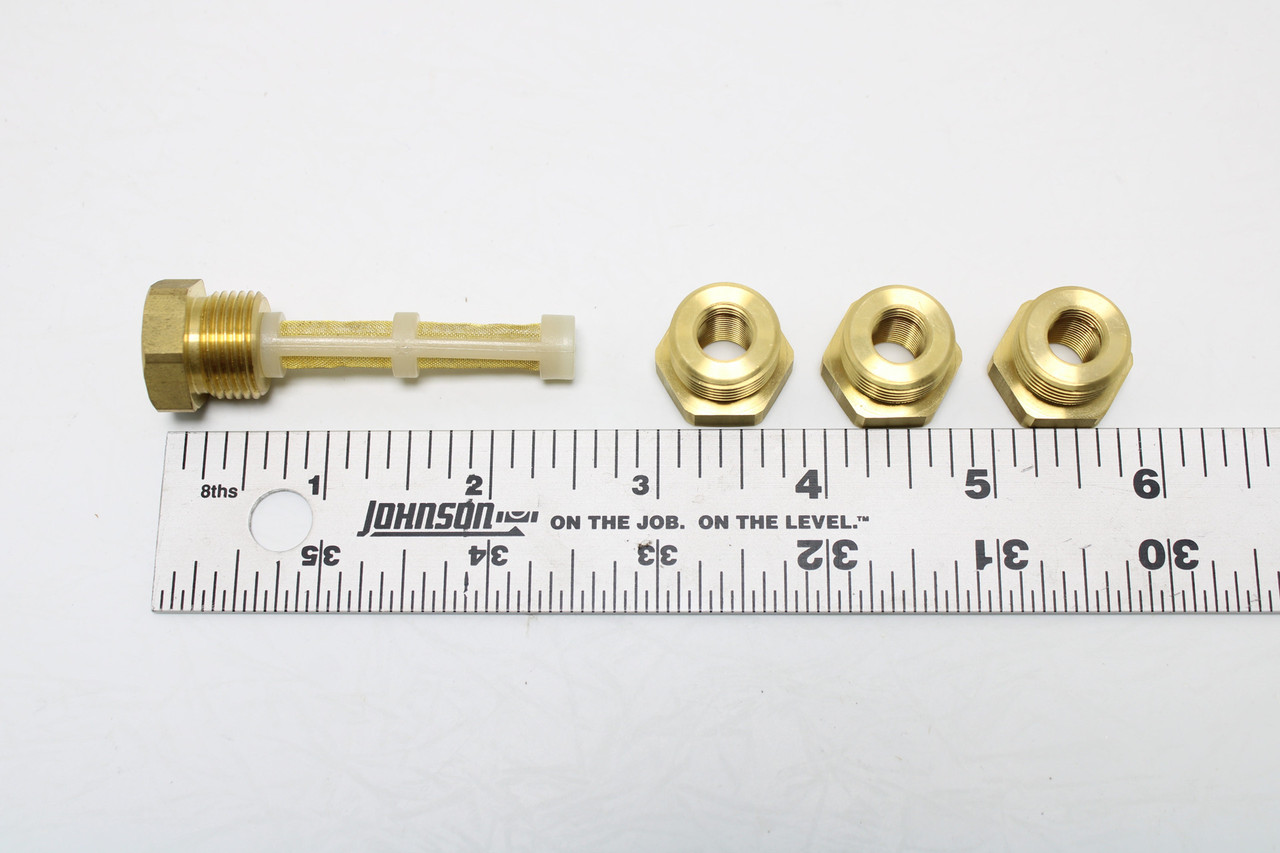 Triumph BSA Norton Petcock Fuel Strainer with 3 Nuts Lot