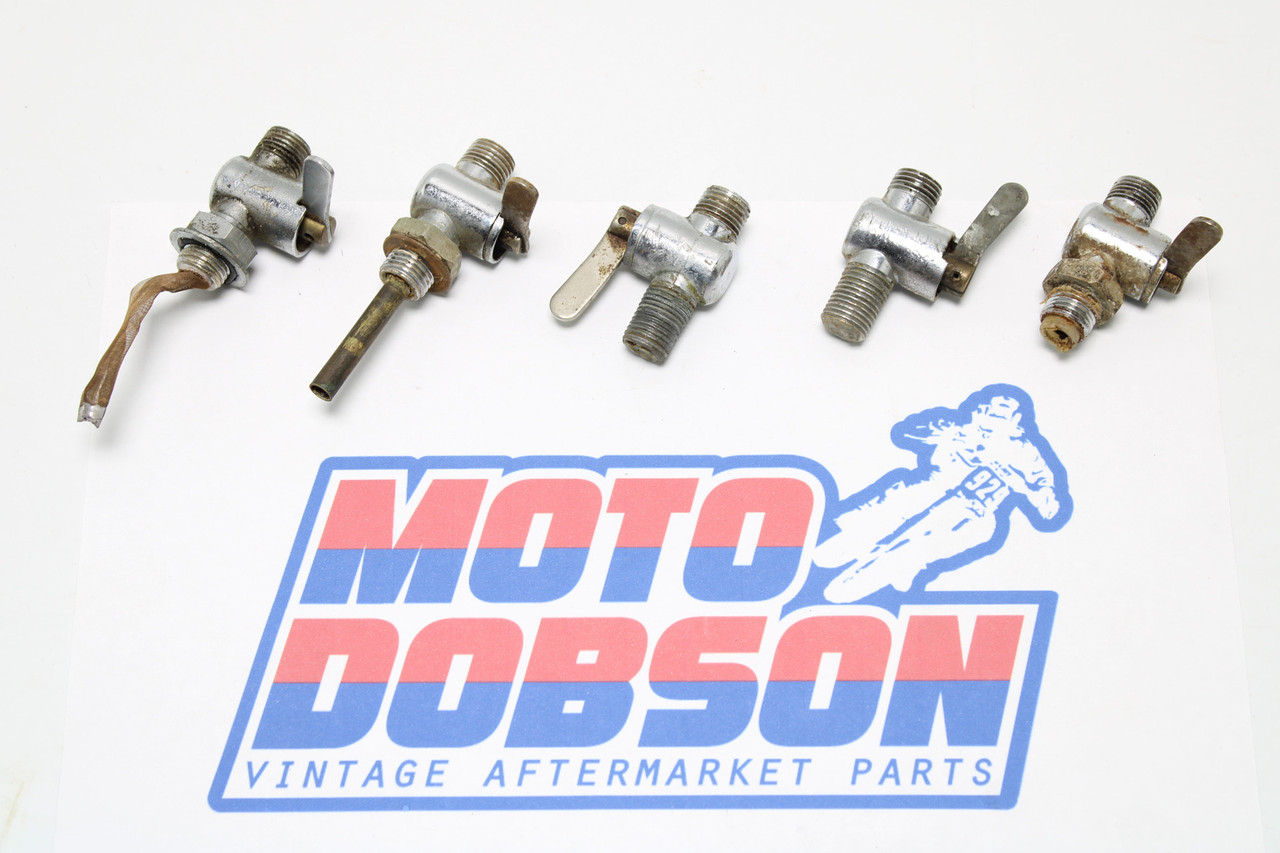 Triumph BSA Norton Lot of Assorted Petcock Parts (5)