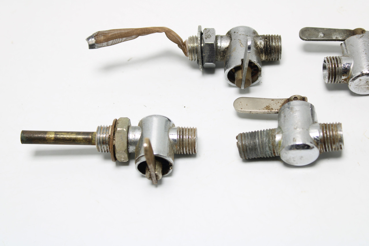 Triumph BSA Norton Lot of Assorted Petcock Parts (5)