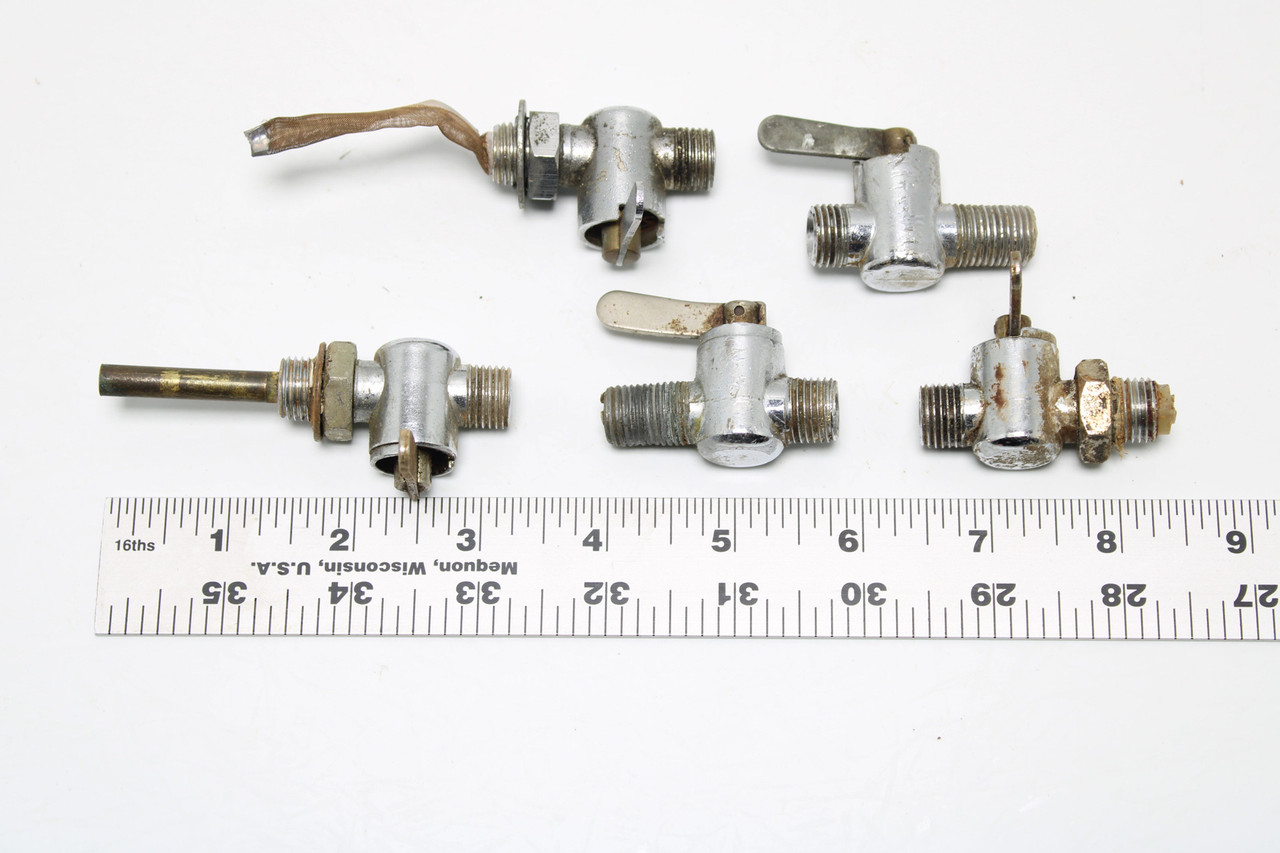 Triumph BSA Norton Lot of Assorted Petcock Parts (5)