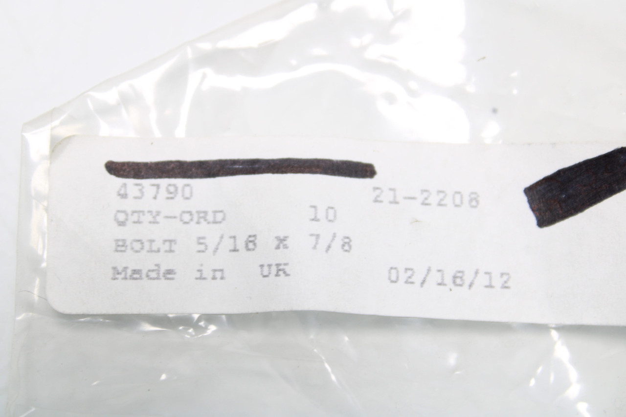 Triumph Bolt, 5/16″ x 7/8″ x 24 UNF Shouldered 21-2208