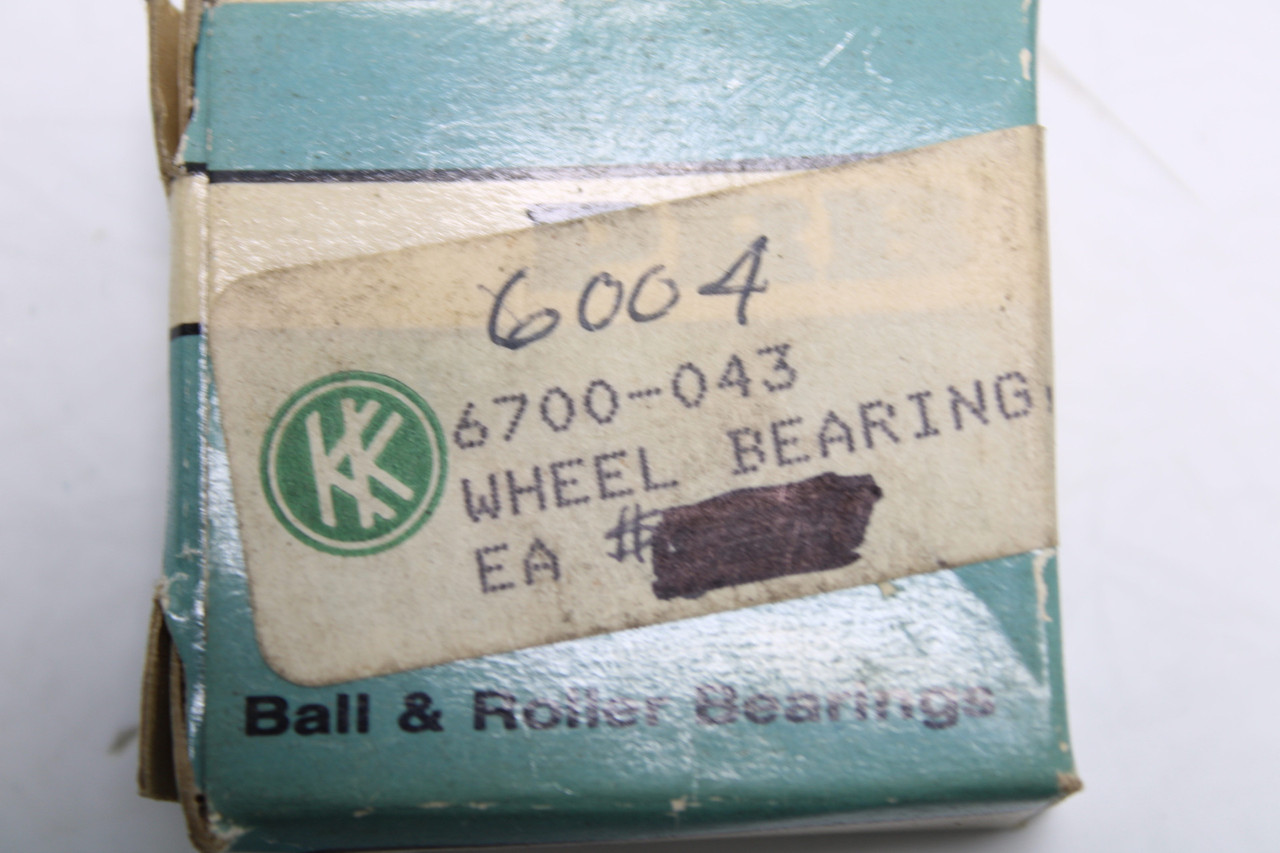KK Wheel Bearing 6700-043 6004 (Pack 3)