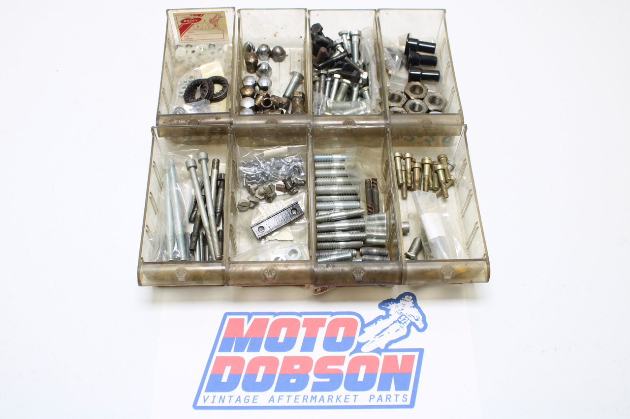 Triumph/BSA Large Lot Hardware Vintage Screws Studs Nuts Bolts & More