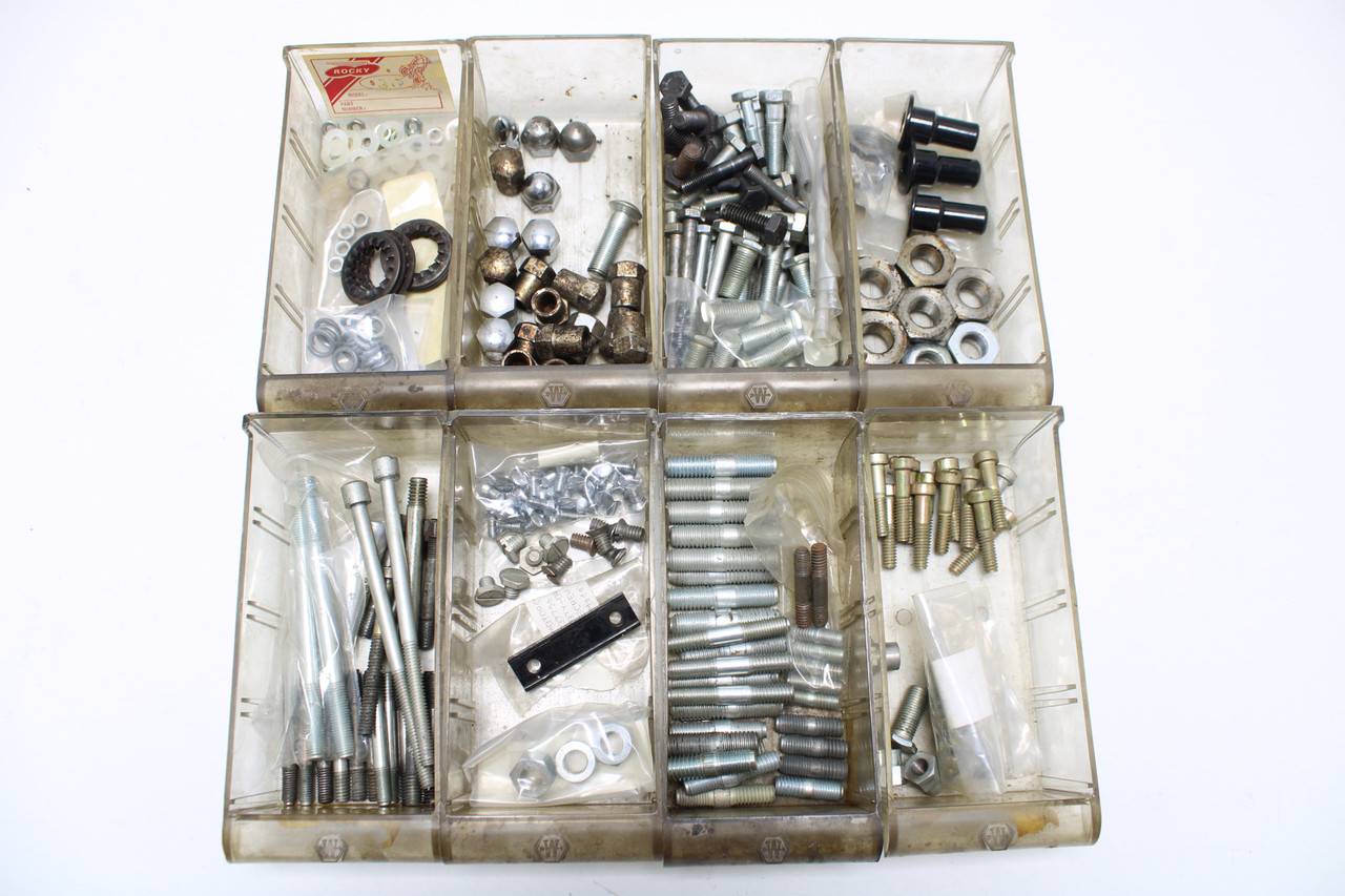 Triumph/BSA Large Lot Hardware Vintage Screws Studs Nuts Bolts & More