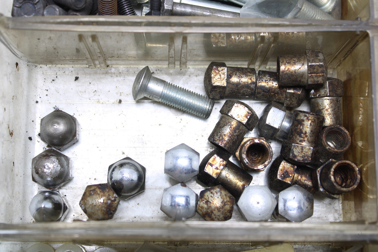 Triumph/BSA Large Lot Hardware Vintage Screws Studs Nuts Bolts & More