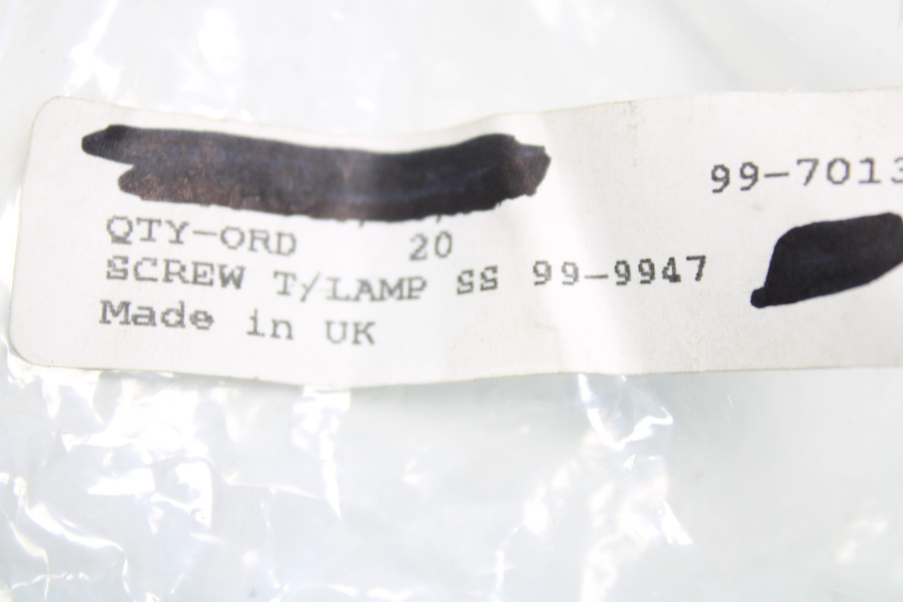 Triumph/Norton Tail Light Screws (Pair) 99-7013 T140 TR7 Commando