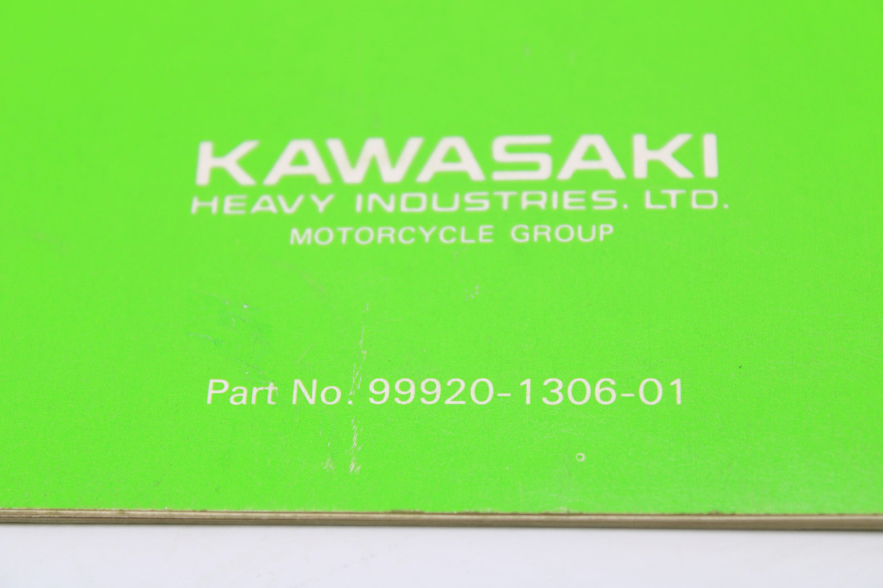 Kawasaki 99920-1306-01 TUNING MAN KX125D1 Manual