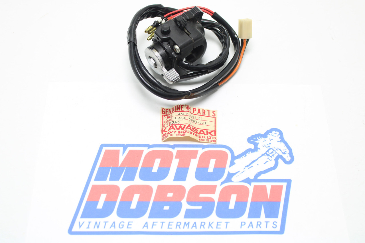 Kawasaki F11 1974 46091-011-21 CASE ASSY-L.H,F. Black Switch