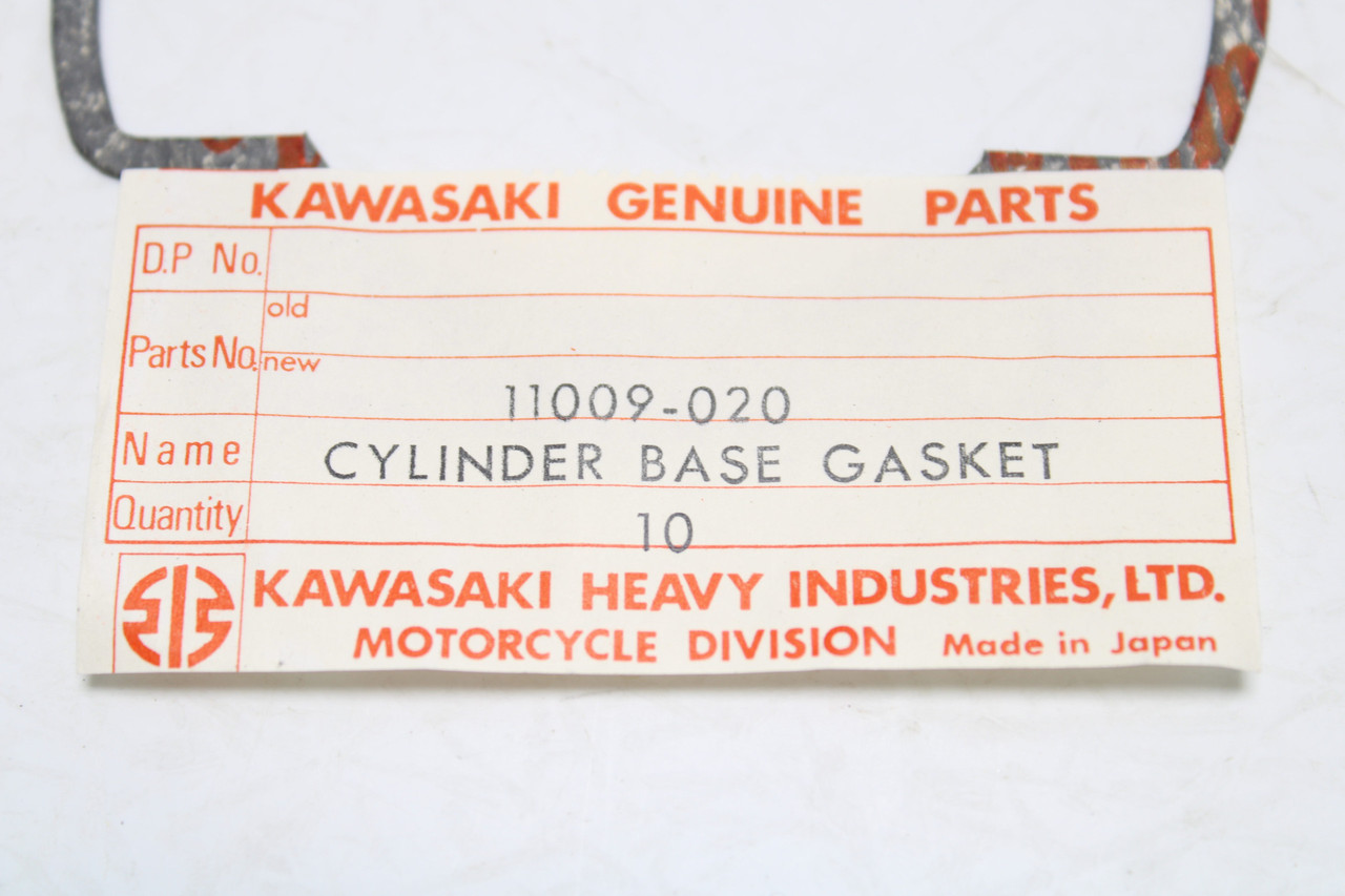 Kawasaki 11009-020 GASKET CYLINDER BASE 1970-1971 Centurion G31