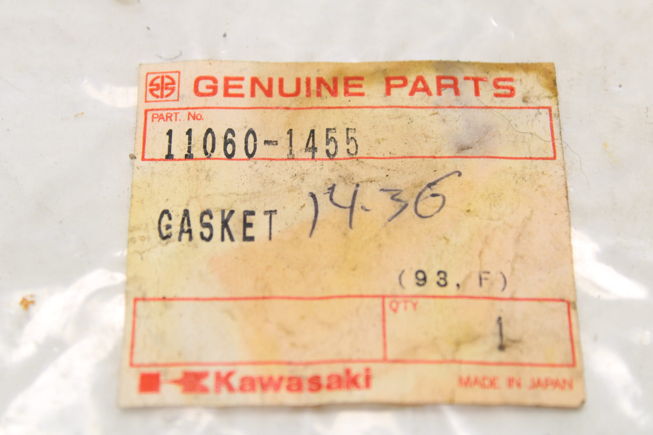 Kawasaki 11060-1455 GASKET,CLUTCH COVER 1985-1987 KX125